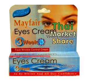 รูปภาพของ Mayfair Eyes Cream With Collagen 30g.เมย์แฟร์ ครีมลดรอยย่นและรอยคล้ำรอบดวงตา